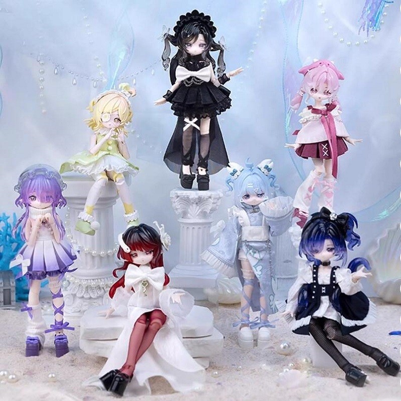 Authentic Come4free Mi Sweet Ocean Gem 8-Point Bjd Blind Box Second Generation angeable Clothes Doll