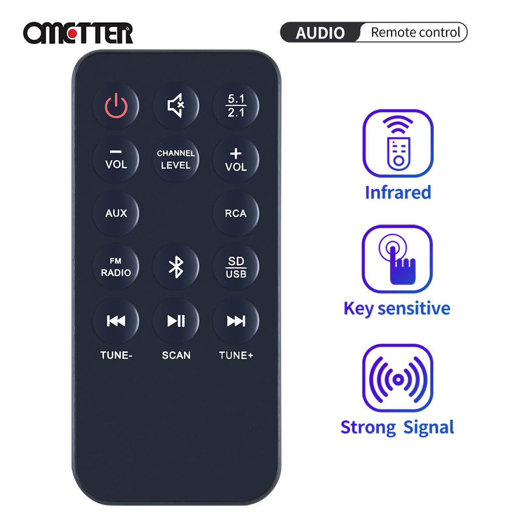 Remote Control RI0004 For Logitech LOGI Z607 Z606 Bluetooth 5.1 Surround Sound Speaker Wireless Port