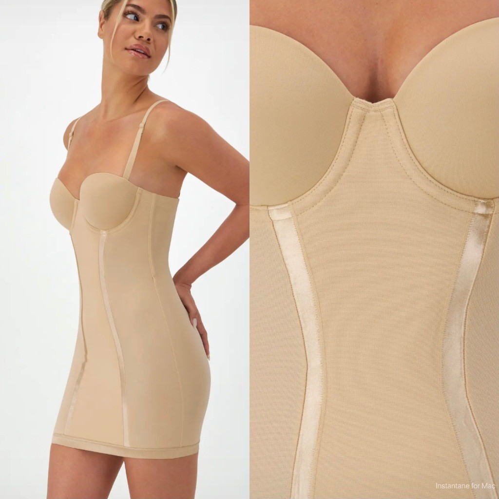 Maidenform Convertible Tummy Control Shapewear Slip with Underwire Support and Ultra-Firm Control /
