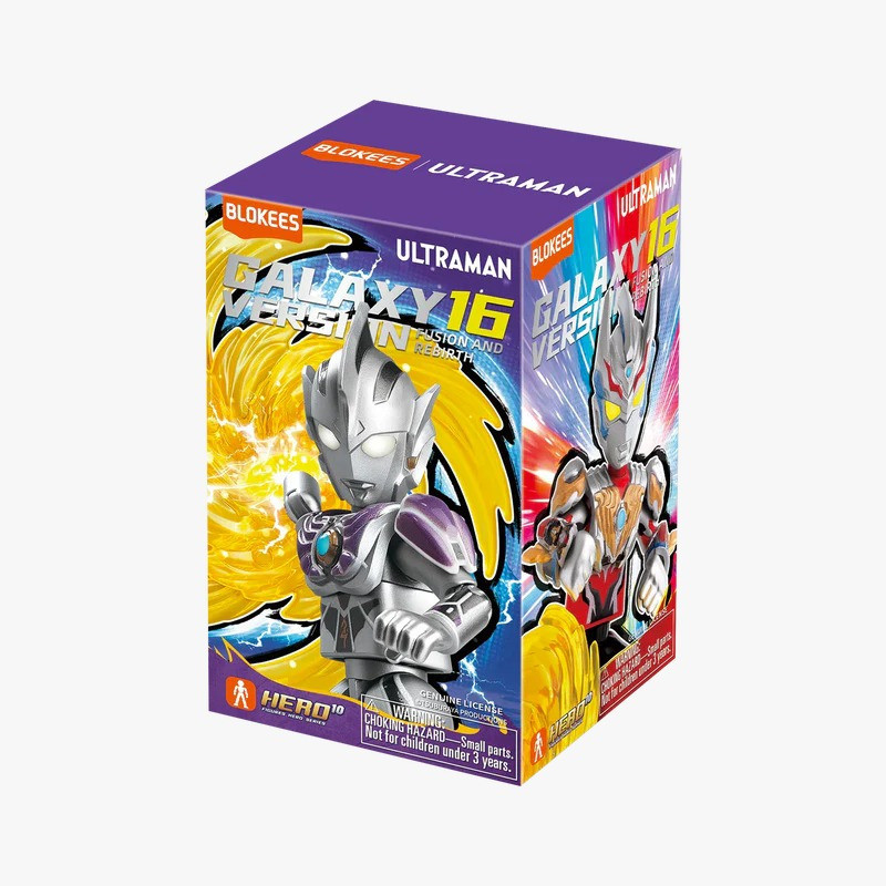 BLOKEES ULTRAMAN GALAXY VERSION 16 GV 16 GV16 FUSION AND REBIRTH BLIND BOX GACHA FIGURES ULTRAMAN LE