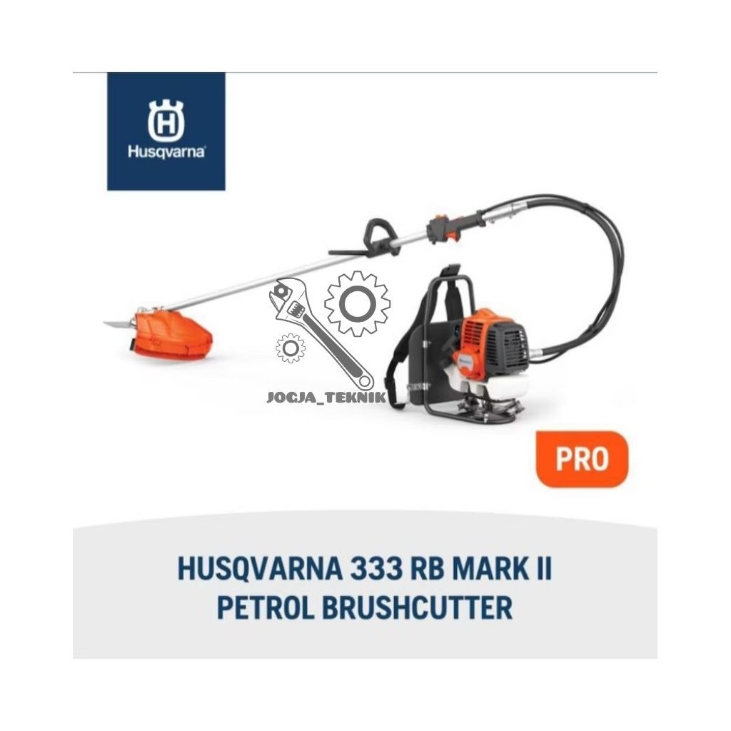 Mesin Potong Rumput Gendong 2 Tak Husqvarna 333 RB Mark II ORIGINAL SWEDIA / Brush Cutter 2 Stroke H