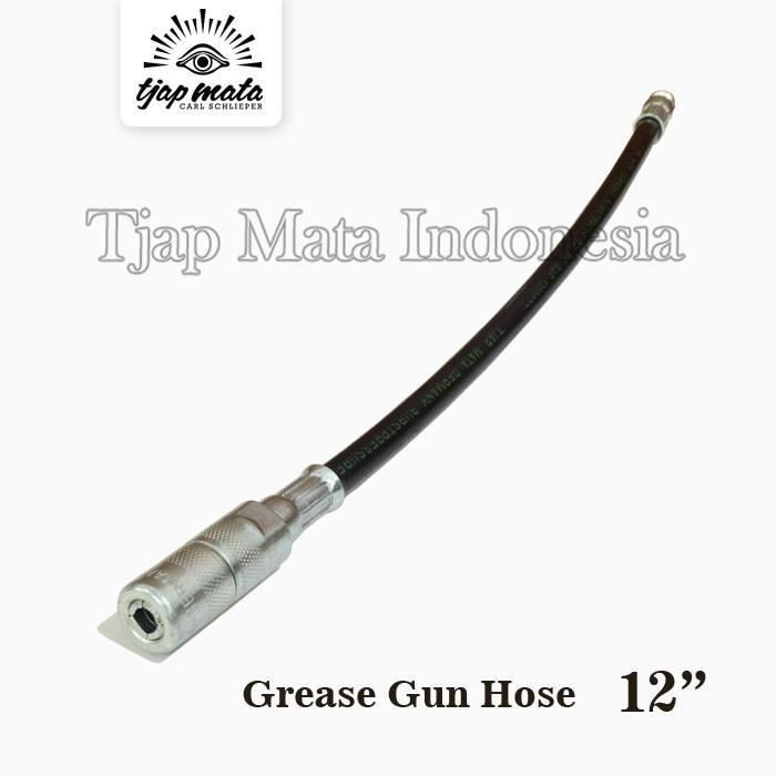(Center Perkakas) TJAP MATA / CAP MATA Grease Gun - Hose 12"