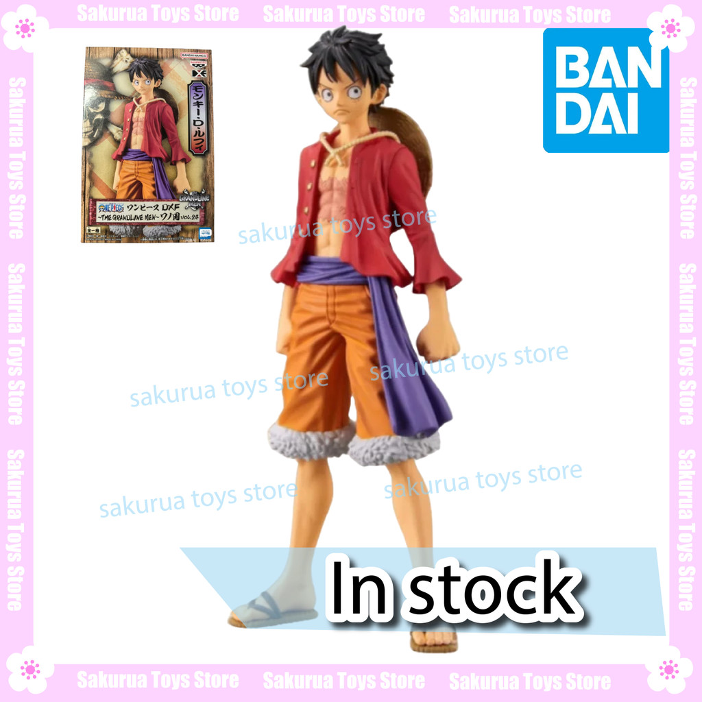 In Stock Bandai Genuine One Piece One Piece DXF Great Way Wano Country Straw Hat Luffy Scenery Actio