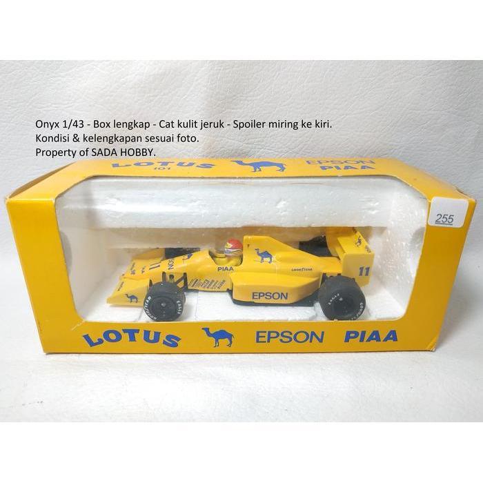 F1 Lotus 101 No 11 Nelson Piquet Made in Portugal Onyx Diecast Miniatur