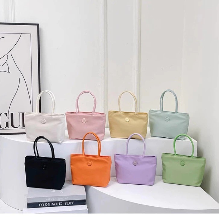 GROSIR DEOBAGS  Tas tangan kecil macaron korea fashion Tas jinjing tas wanita mini import Hand bag p