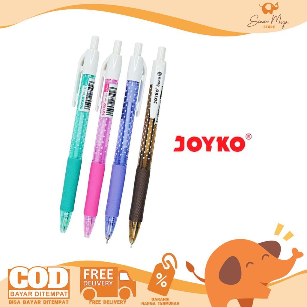 Joyko Pulpen Ball Pen Pena Klik Sona BP-183 Unik Murah