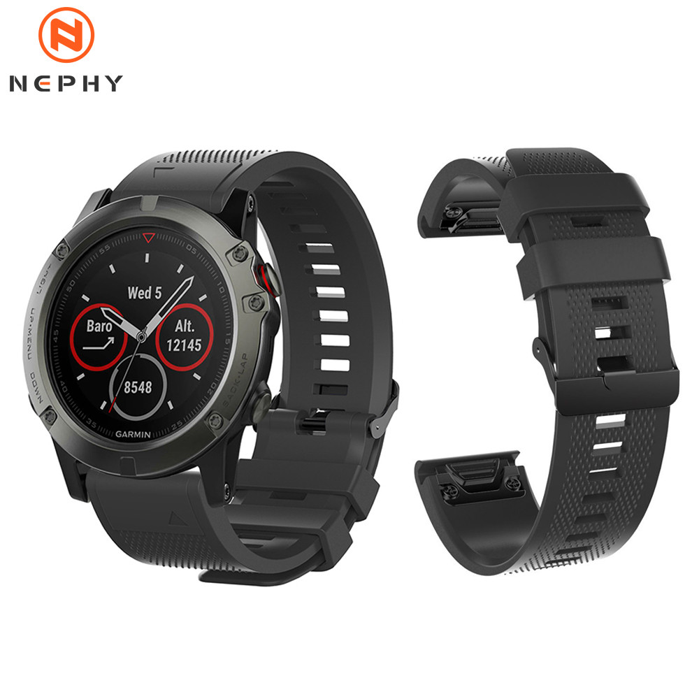 QuickFit 20mm 22mm 26mm For Garmin Wat Fenix/Forerunner/tinct Quick Fit Bracelet Band Strap Wristban