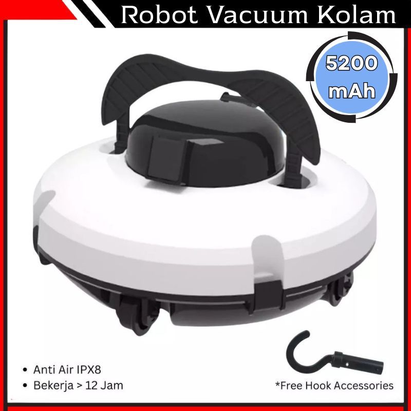 Robot Pembersih Kolam Otomatis Vacuum Kolam Renang Kolam Ikan Mesin Sedot Kotoran Kolam Automatic