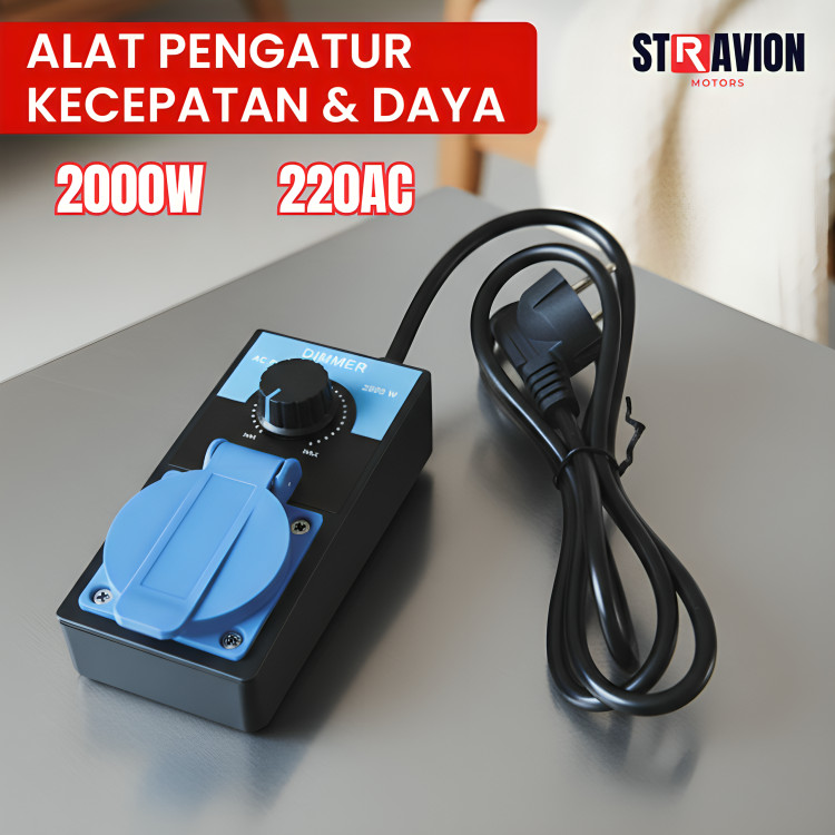 Dimmer Speed Control 2000W Pengatur Kecepatan Gerinda Dimmer Gerinda 2000 Watt AC 220V