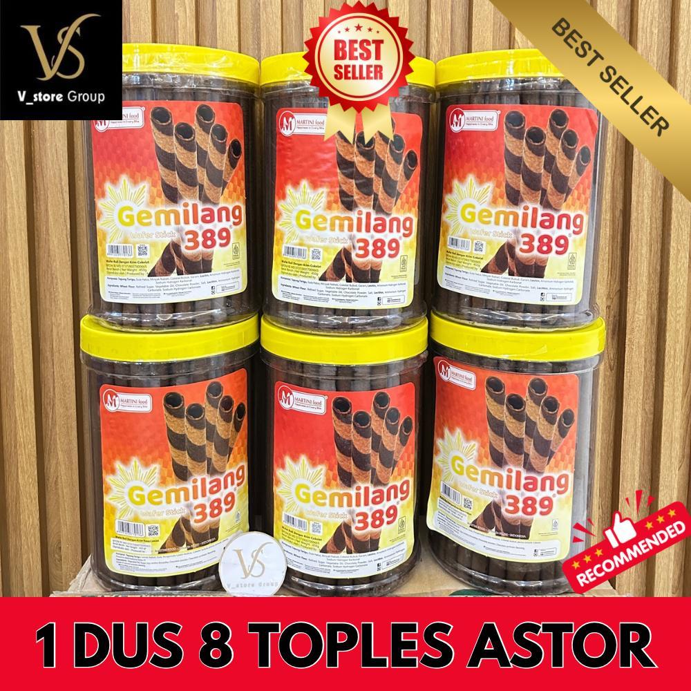 [ 1 DUS 6 TOPLES ] ASTOR JUMBO FULL COKLAT / WAFER ROL COKLAT / WAFER STIK