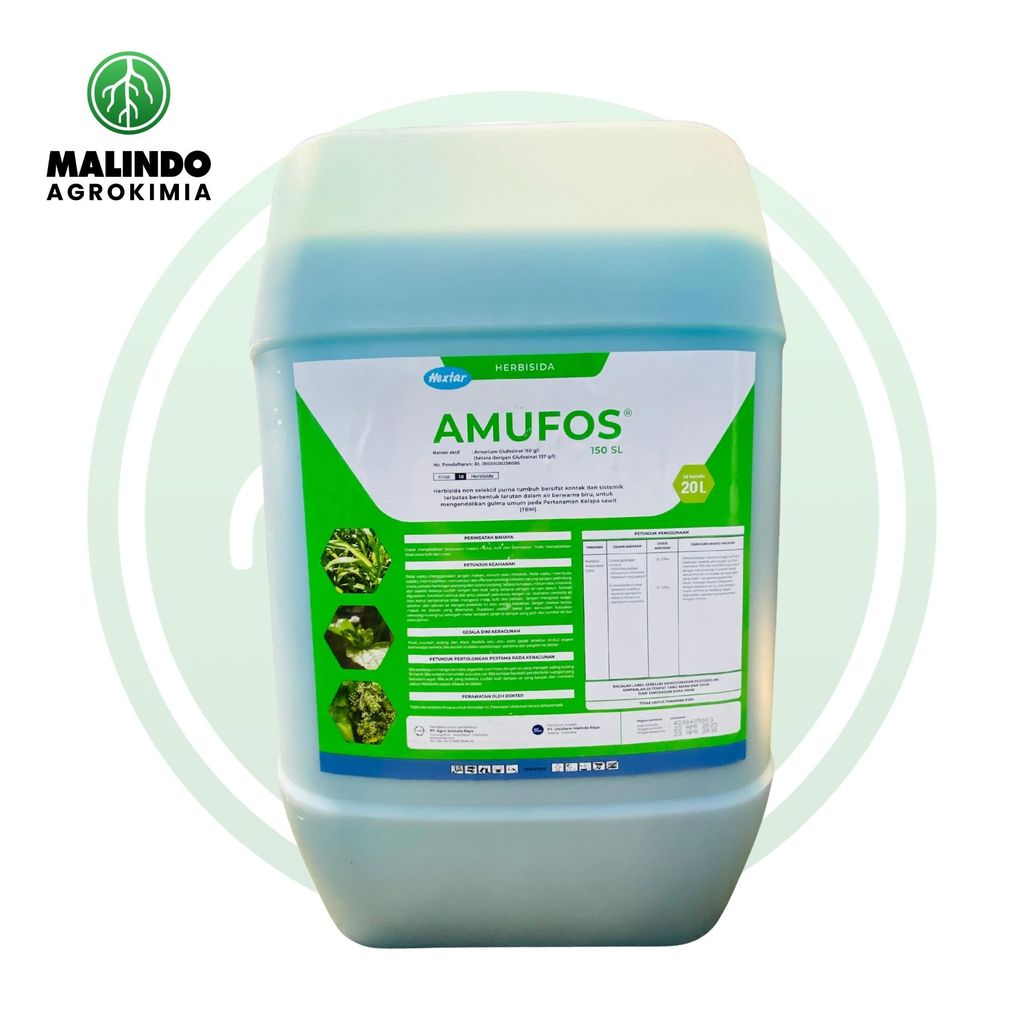 Herbisida Gulma Umum AMUFOS 150SL isi 20 Liter dari HEXTAR