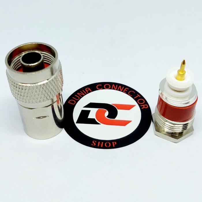 KONEKTOR N MALE LMR 400 CLAMP BAGUS