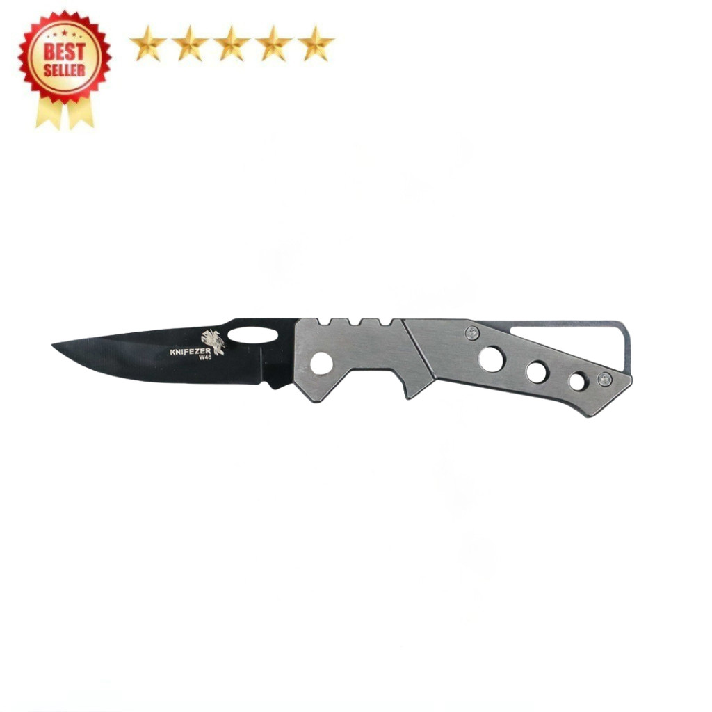 Pisau Lipat Mini KNIFEZER Premium - Alat Mendaki Gunung & Camping
