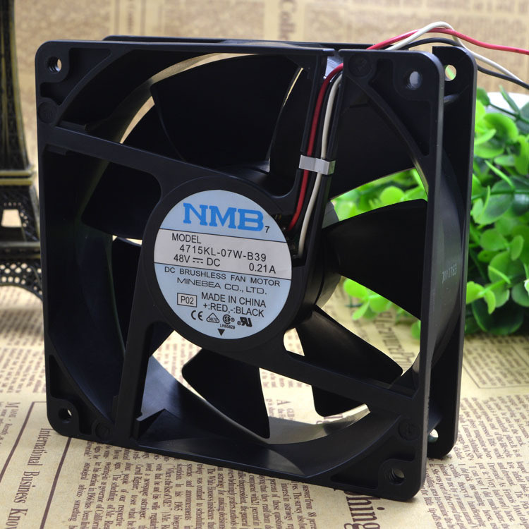 NMB12038 4715KL07WB39 48V 021A 12CM  Communication equipment fan 120*120*38