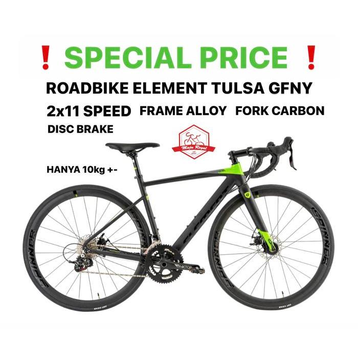 SEPEDA BALAP ROADBIKE ELEMENT TULSA 2 x 11 SPEED 22 ALLOY DISC NEW