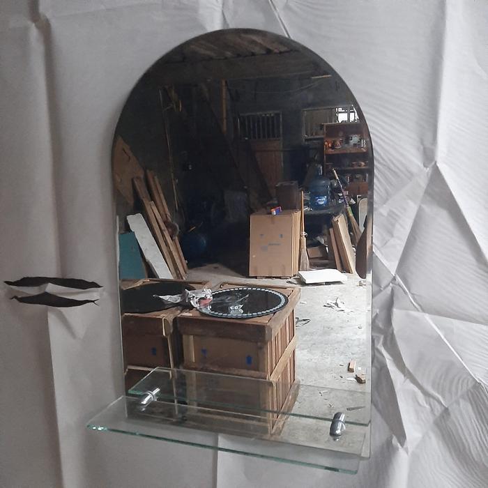 cermin kamar mandi/kaca oval - model oval