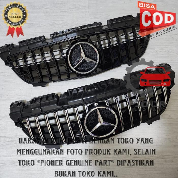 GRILL GTR GT MERCEDES BENZ R172 W172 SLK 2011-2015 GRILLE R172 SLK-CLASS WITH EMBLEM LOGO - BLACK