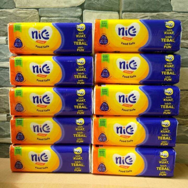 Tissue Nice 10 Pack 360 Helai Serat Alami