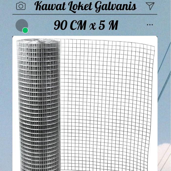 PROMO  Jaring Kawat Ram Wiremesh Lubang Kotak Galvanis & Coating PVC - Tahan Karat & Kuat - Galvanis
