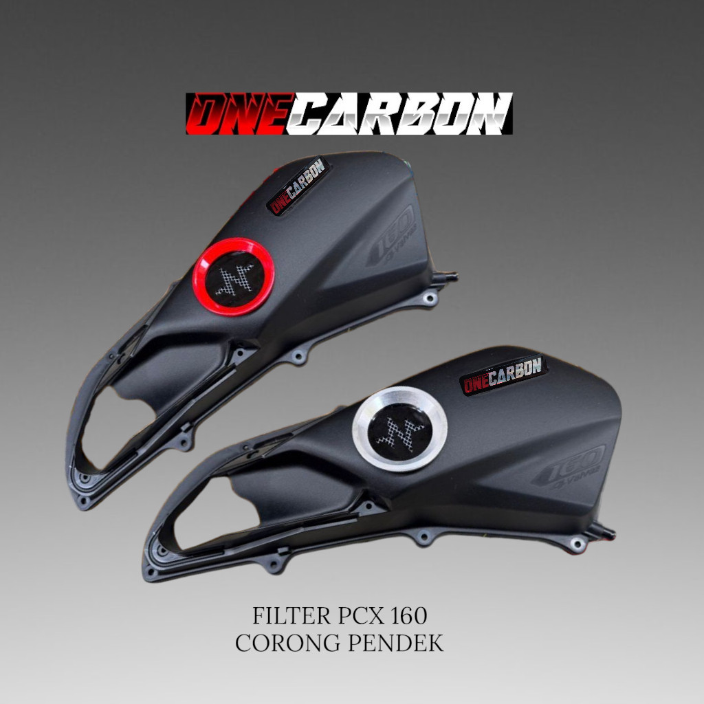 CORONG UDARA TUTUP FILTER VARIO 160 CORONG PLAT AKRILIK tutup filter stylo Velocity - Velocity pcx 1