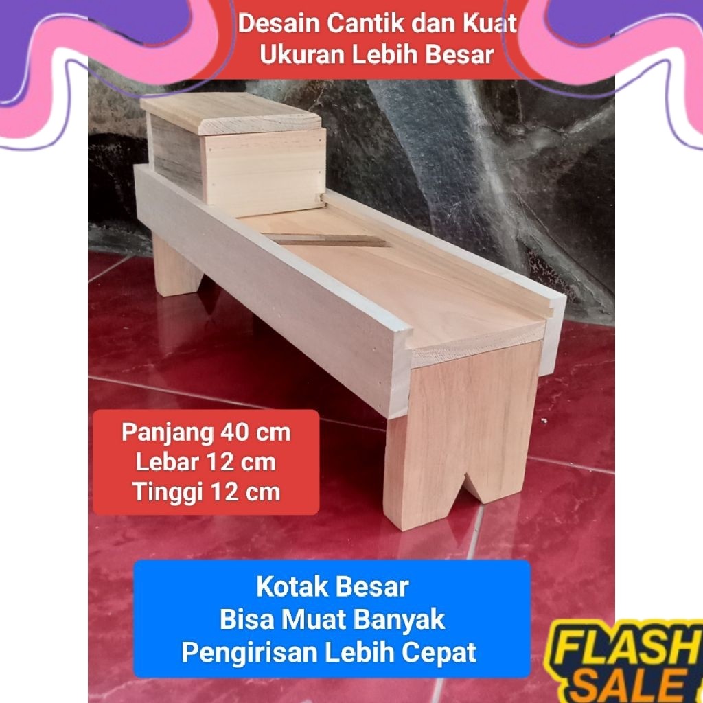 Pengiris bawang JATI BELANDA Ukuran BESAR/ Irisan bawang merah/Pengiris serbaguna PRAKTIS HEMAT 