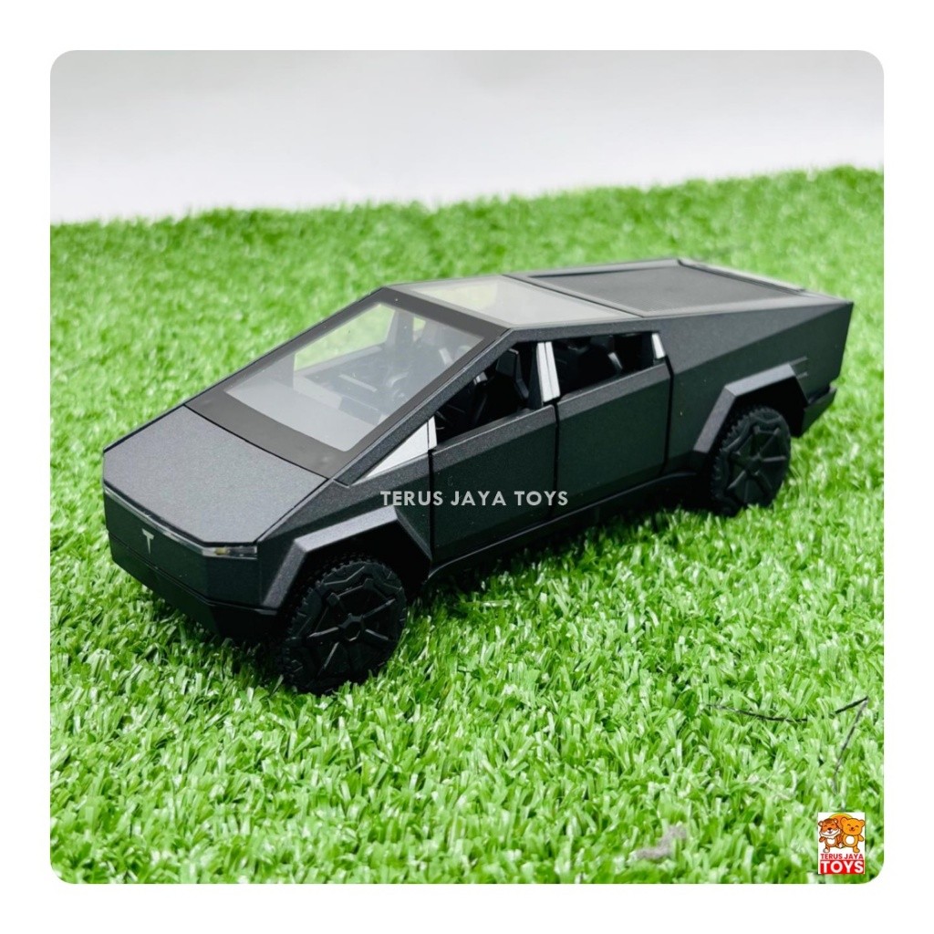 Venturo88 MAINAN MOBIL MINIATUR DIECAST TESLA CYBER TRUCK / MOBIL BESI TRUCK