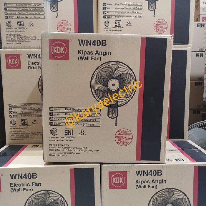 ABBLE ELEKTRIK KDK WALL FAN GARANSI / KIPAS ANGIN DINDING TEMBOK 16" WN40B
