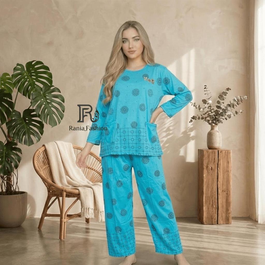 Daster Rania Fashion  motif SETELAN BUNGA Terbaru Viral