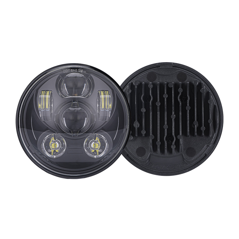 Hot Sale Emark Moto Bike Headlamp Motorcycle Accessories DRL Led Motorcycle Lighting System 5.75in L