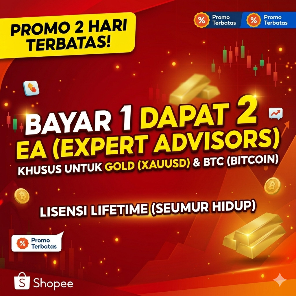 Lebih Hemat Beli 1 dapat 2 EA MT5 | XAU Scalper dan BTC Scalper