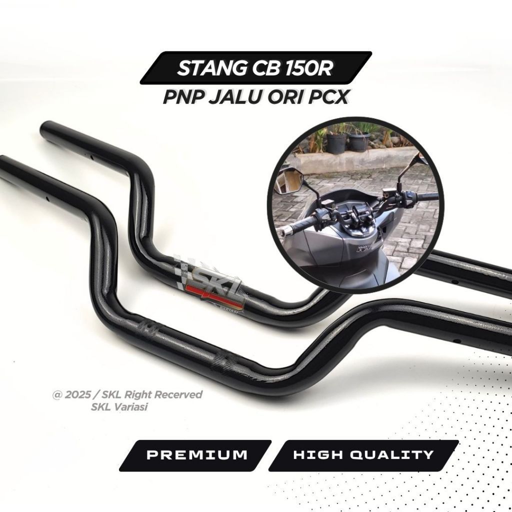 Stang Stir Setang setir honda cb150r CBR cb 150 r led pendek pcx Hitam AHM 99% Mirip ORI AHM cb gl m