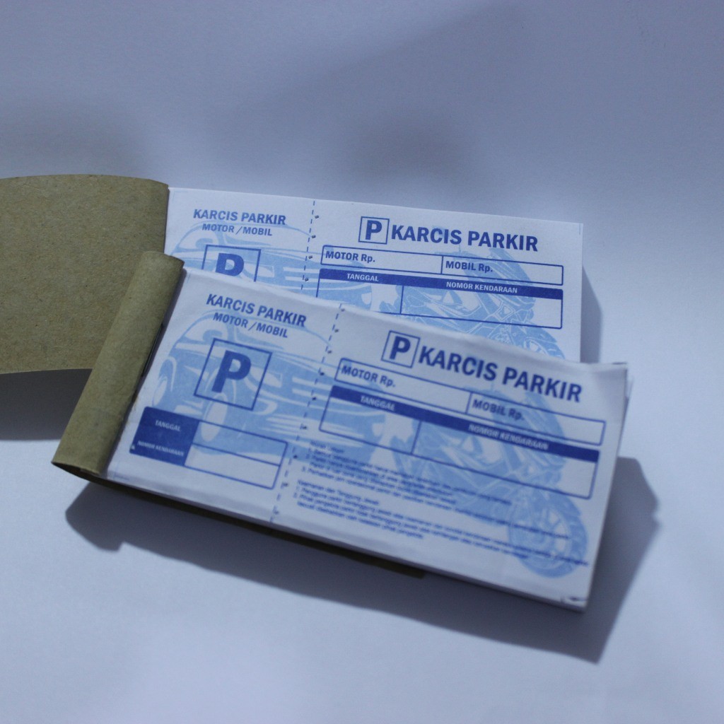 Karcis parkir murah terjangkau universal satuan #karcis #nota #karcisuniversal #kupon