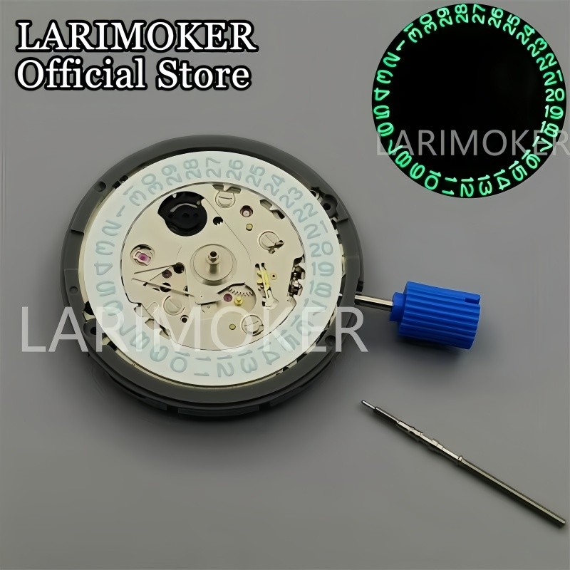 LARIMOKER High Accuracy NH35 Meanical Movemen Black Gold Green Blue White WhiteCalendar Glow In Dark