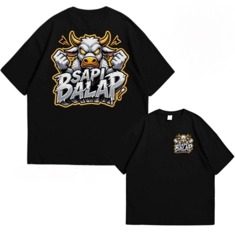 KAOS Sapi Balap KAOS DISTRO Sapi Balap PRIA WANITA