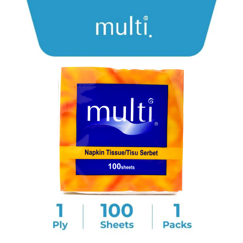 Tisu Makan Multi Napkin 1 Ply Isi 100 Sheets Tisu Serbet Makan Tisu Kertas Makanan Tisu Restoran Eko
