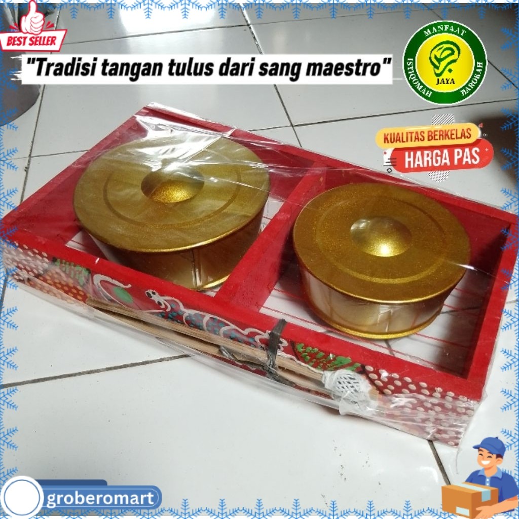 NEW Kenong Gamelan Anak Gamelan Mainan Edukatif Alat Musik Tradisional Isi 2 Mbah Yanto_maestro GRB