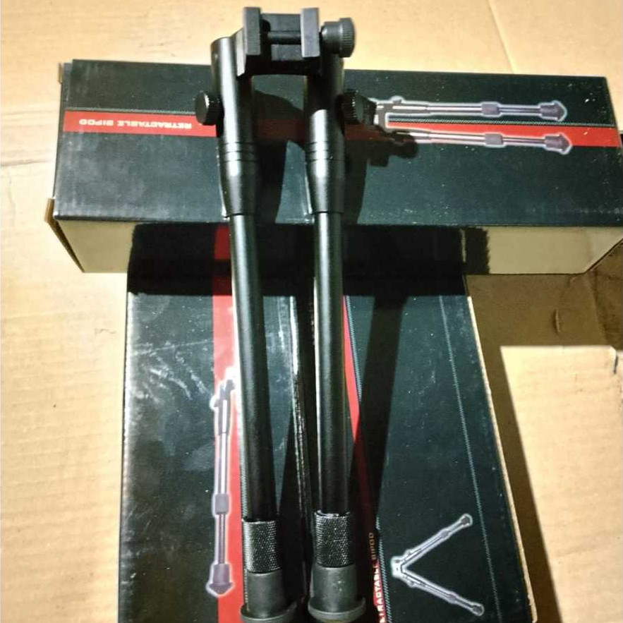 BIPOD REL BIPOD PANJANG 25CM BIPOT BROPTIC BIPOD RAIL BIPOD REEL Murah