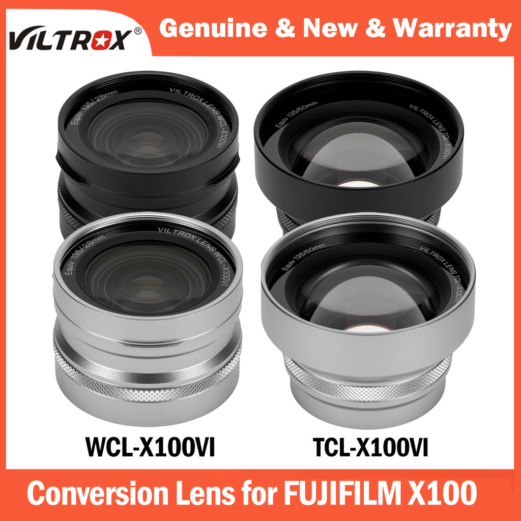 Lensa Konversi Telefoto Viltrox X100VI untuk Kamera Seri FUJIFILM X100 Fujifilm X100VI X100V X100F