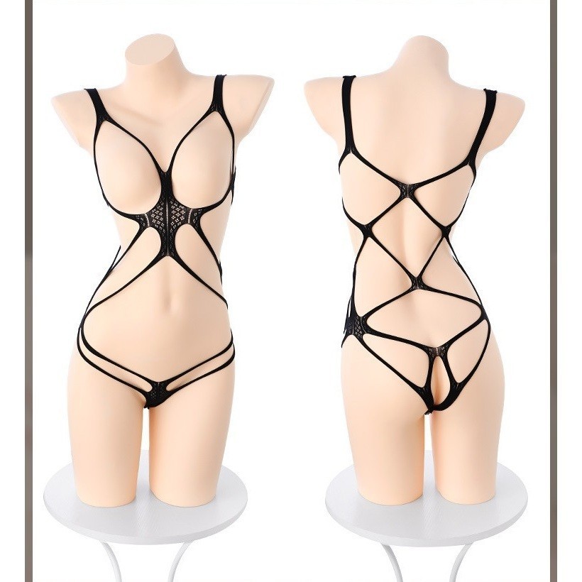 [Privasi Aman] Lingerie Body Stocking Jumbo XXL Seksi Model No Secrets 080 - Nekoma