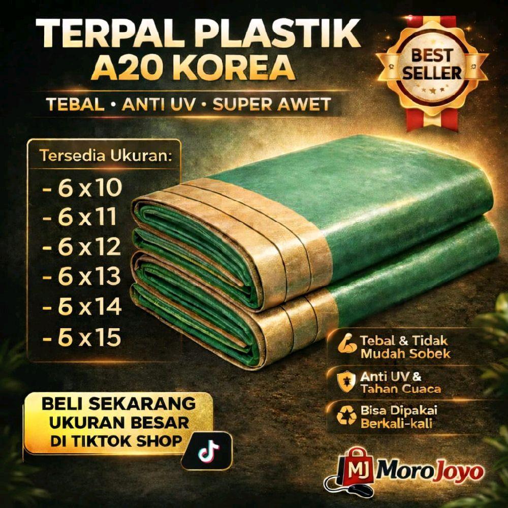 Terpal Korea A20 6x10 6x11 6x12 6x13 6x14 6x15 terpal tenda terpal plastik terpal truk terpal fuso t
