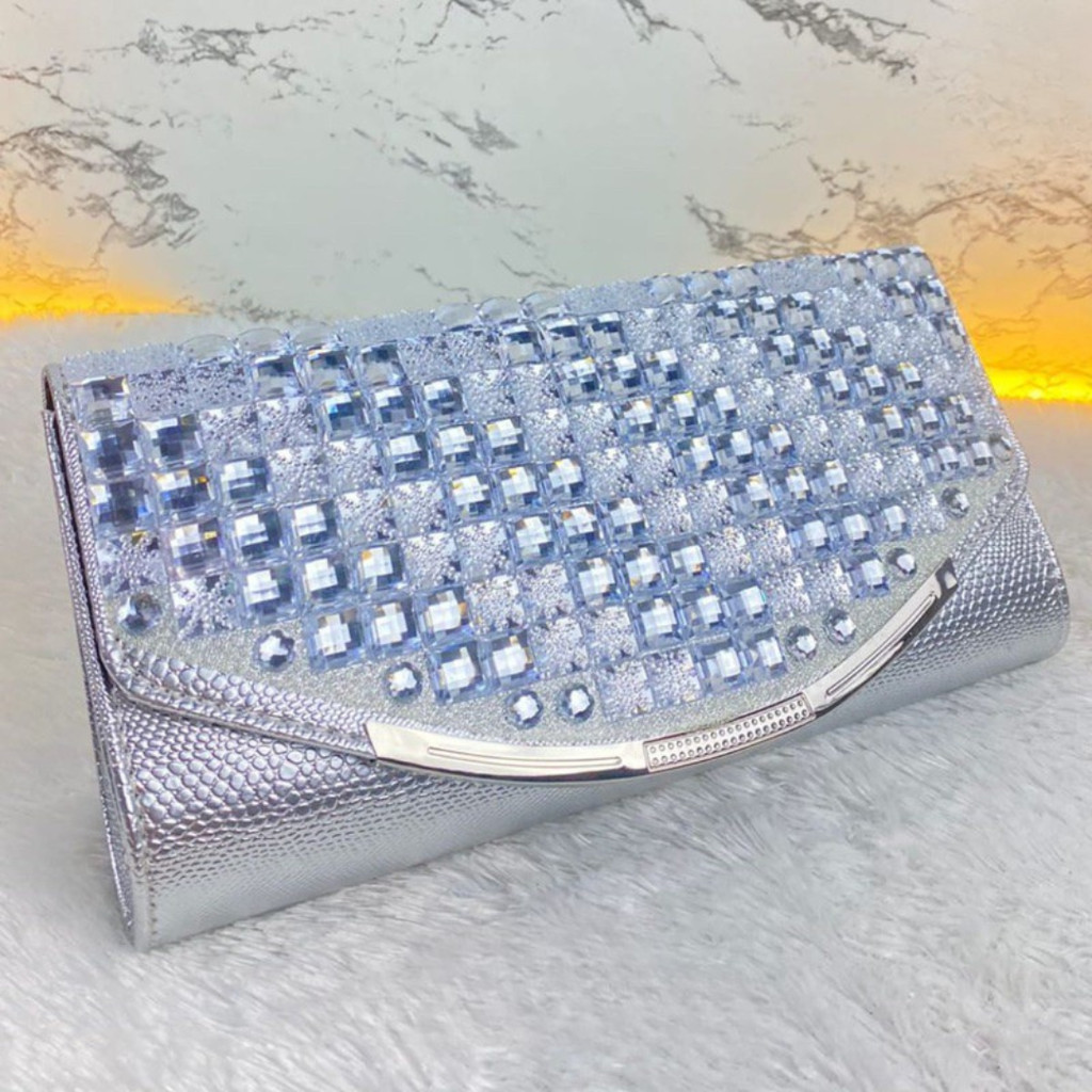 TAS PESTA 9917-23 TAS WANITA MUTIARA / TAS PESTA IMPORT ELEGAN / TAS WANITA CLUTCH MAKASSAR