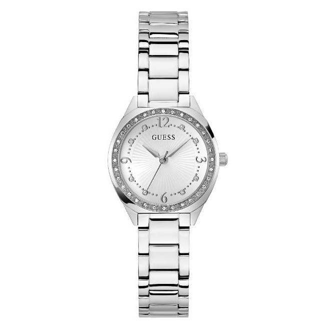 GUESS-CHARLOTTE GUESS Ladies Silver Tone Analog Watch