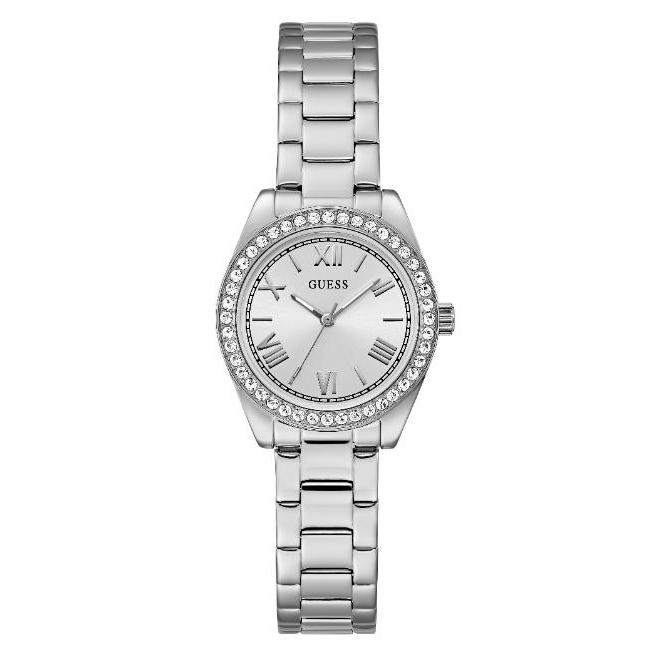 GUESS-MINI LUNA GUESS Ladies Silver Tone Analog Watch