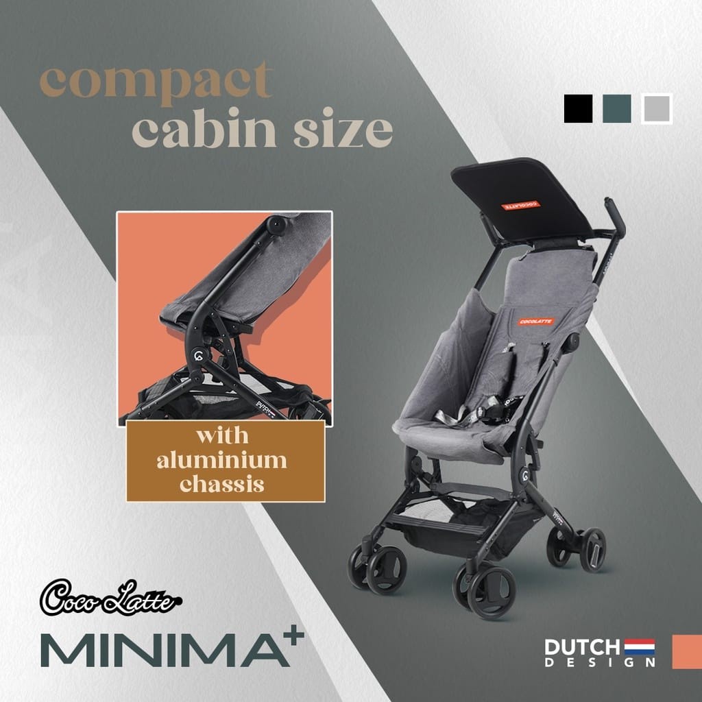 Cocolatte Minima+ Cabin Size / Kereta Dorong Cocolatte / Cocolatte Minima / Stroller Traveling / Min