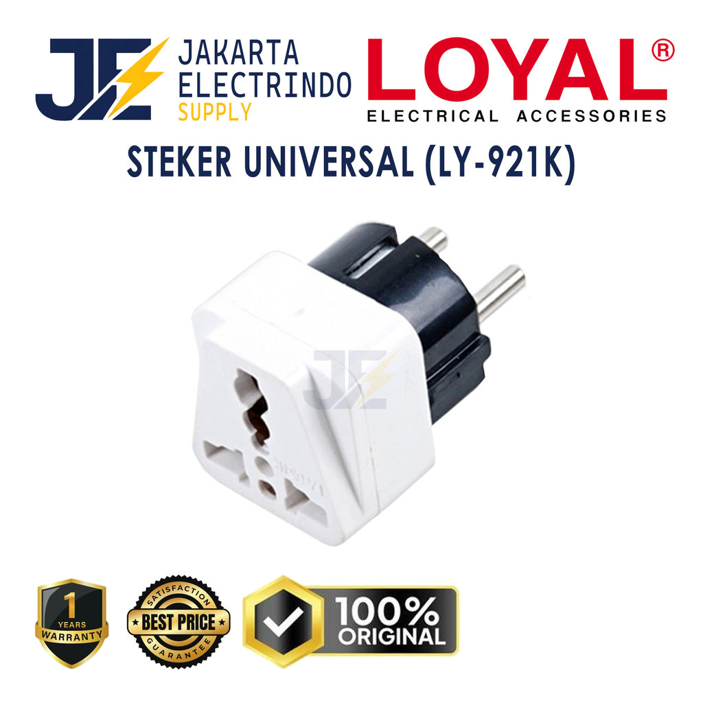Loyal Steker Arde Universal Over Steker Listrik Gepeng - LY-921K / LY921K