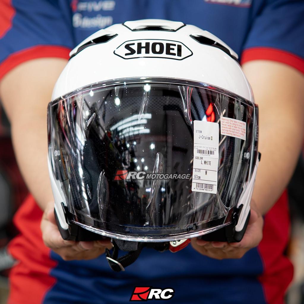 Helm Motor Half Face - Shoei J Cruise 2 White