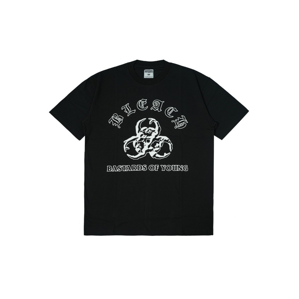 COD Bastards Of Young T-shirt - Bleach Biohazard Tee Black KAOS