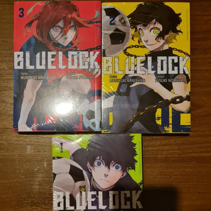 Komik Blue Lock set vol 1-3 segel