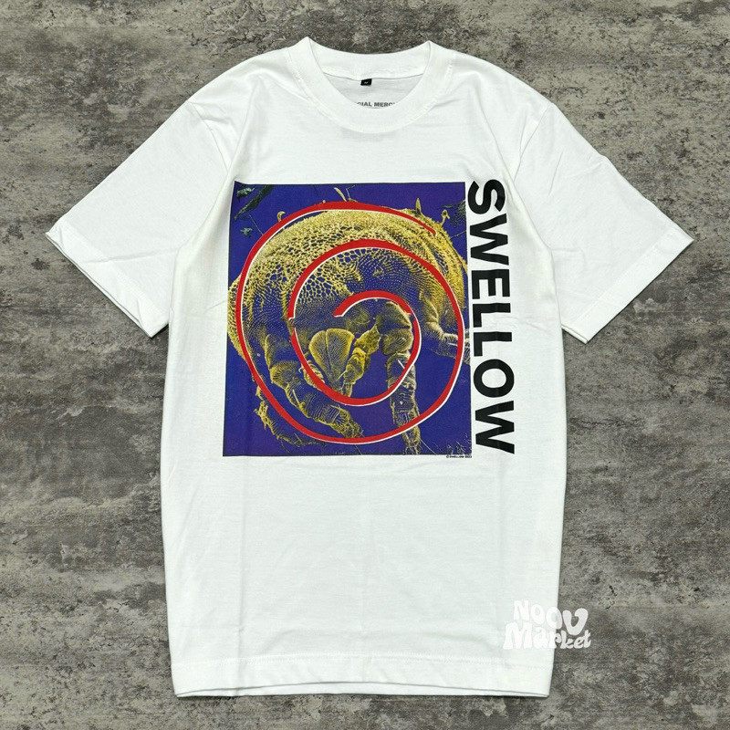 <Kaos Katun> Swellow - Tungau Tshirt - White | Original Merchandise