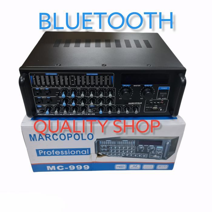 Amplifier Marcopolo mc-999 bisa untuk Speaker 12/15/18 inch